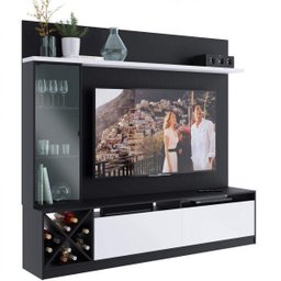 Estante Home Para TV até 60 Polegadas 1 Porta de Vidro Veneza - 2 Estante Home Para TV até 60 Polegadas 1 Porta de Vidro Veneza - 2