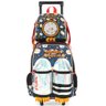 Kit Escolar Infantil para Meninos com Mochila de Rodinha e Lancheira - Patrulheiro Espacial - - Pret - 1
