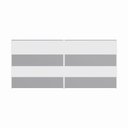 Ver imagem 4 de Balcões para Atendimento Recepção Escritório 180 Cm F5 Cor:cinza Sagrado com Branco