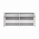 Ver imagem 5 de Balcões para Atendimento Recepção Escritório 180 Cm F5 Cor:cinza Sagrado com Branco