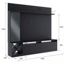 Ver imagem 3 de Estante para TV e Home Theater até 50 Polegadas 160CMX180CM Adega e Cristaleira Sorrento Preto