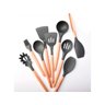 Kit Utensílios Silicone para Cozinha Premium 12 Peças - Preto - 2