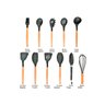 Kit Utensílios Silicone para Cozinha Premium 12 Peças - Preto - 3