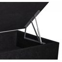 Ver imagem 5 de Cama Báu Base Box Solteiro Preto Sintético, Rc.