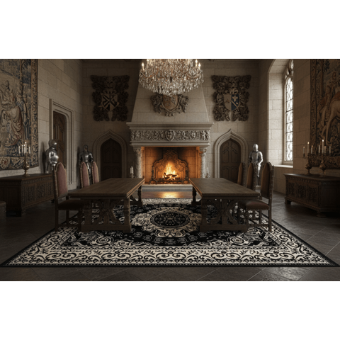 Tapete Marbella Nuance Miracle Kerman Black 250x300 Cm