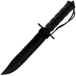 Faca Rambo  Combate Militar Caça Pesca Bainha Nylon - 1