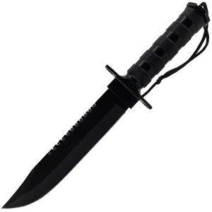 Faca Rambo  Combate Militar Caça Pesca Bainha Nylon