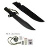 Faca Rambo  Combate Militar Caça Pesca Bainha Nylon - 6