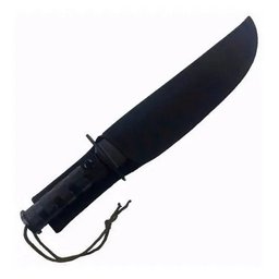 Faca Rambo  Combate Militar Caça Pesca Bainha Nylon - 5