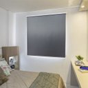 Ver imagem 1 de Persiana Rolo (0,80Larg. x 2,25Alt.) Blackout Cinza Escuro - Vogaflex