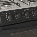 Ver imagem 6 de Fogão 4 Bocas Itatiaia Star Clean New com Mesa de Inox Preto Bivolt