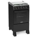 Ver imagem 1 de Fogão 4 Bocas Itatiaia Star Clean New com Mesa de Inox Preto Bivolt
