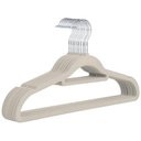 Ver imagem 1 de Kit 10 Unidades Cabide Slim de Veludo Bege