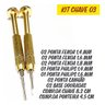 Kit Ponta Ponteira Chave Ferramenta Relógio Óculo Conserto - 4
