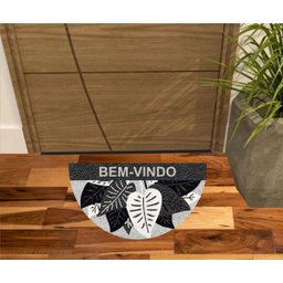 Tapete Antiderrapante Bem Vindo Plantas 0,60 X 0,35 Cm - 1