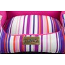 Cama Quadrada Para Cachorro Ou Gato Luppet Luxo Rosa Listras - M - 3
