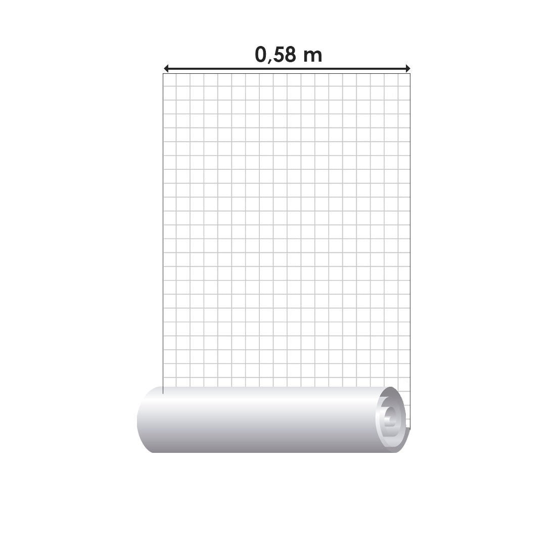 Papel de Parede Adesivo Quadriculado N012001 0,58x2,5M - 5