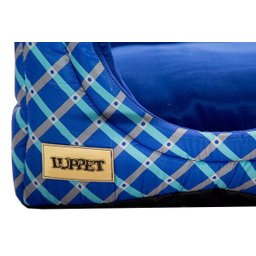 Cama Iglu E Toca Para Cachorro Luppet Luxo Azul Geométrico G - 4