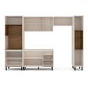 Ver imagem 3 de Cozinha Completa Koya 10 Portas 4 Gavetas 40250031 Creme - Politorno