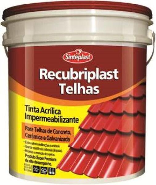 Tinta Acrílica Impermeabilizante Para Telhas 3,6Lt Champanhe - 1