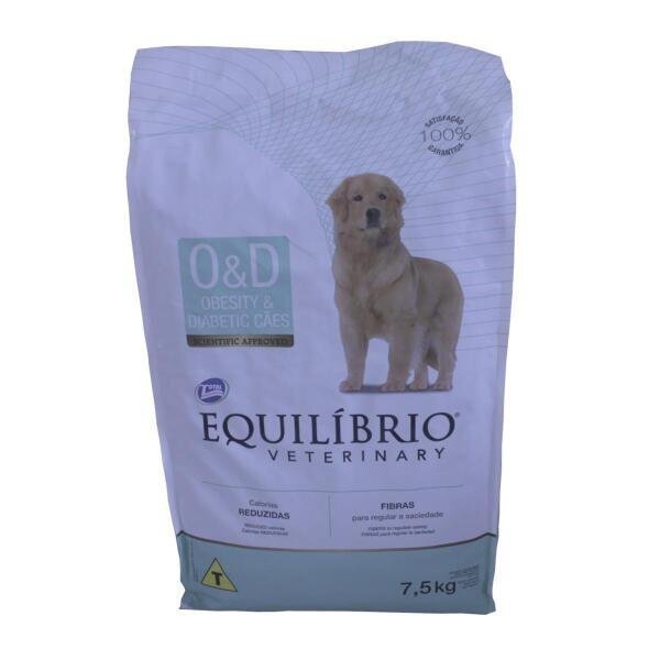 Ração Equilíbrio Veterinary Para Cachorros Obesidade 7,5Kg - 1