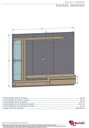 Ver imagem 3 de Painel Denver Preto Fosco/Cinamomo