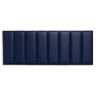 Cabeceira Queen Modulada Reta Cama Box Corino Azul Marinho - 3