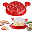 Ver imagem 5 de Moedor Triturador Desfiador Frango Comida Manual Carne Legumes Processador Alimentos Cozinha Casa Re