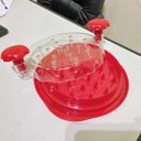 Ver imagem 2 de Moedor Triturador Desfiador Frango Comida Manual Carne Legumes Processador Alimentos Cozinha Casa Re