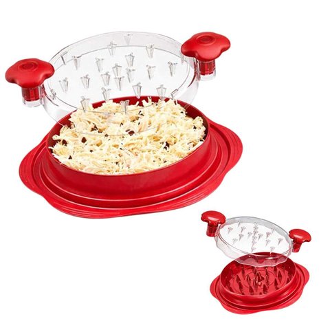 Moedor Triturador Desfiador Frango Comida Manual Carne Legumes Processador Alimentos Cozinha Casa Re