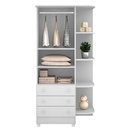 Ver imagem 4 de Conjunto para Quarto Infantil Louis 2 Portas 7 Gavetas MDF-MDP Branco Qmovi