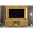 Ver imagem 5 de Home P- Tv até 75 Pol Atlas 100% Mdf C- Led 218x135cm Cedro - Dj Móveis