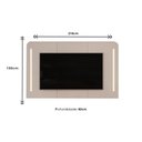 Ver imagem 4 de Home P- Tv até 75 Pol Atlas 100% Mdf C- Led 218x135cm Cedro - Dj Móveis