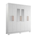 Ver imagem 1 de Guarda Roupa Nt5190 Ref 127 Bco New/bco New Branco New Notav