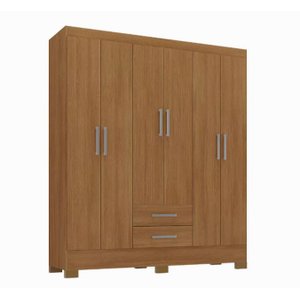 Guarda Roupa Roupeiro 6p. Abrir 2g Rodial Natal Cinamomo 50gr6223