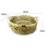 Cama Pet Redonda Com Alças Amarelo Mimosbybeth - 3