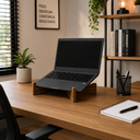 Ver imagem 5 de Suporte para Notebook Mdf Ergonômico Mesa Escritório Gamer - Marrom