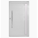 Ver imagem 3 de Porta Pivotante Alumínio Branco Lambril C/visor Lateral Px 100cm Maxx