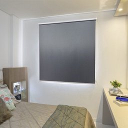 Persiana Rolo (1,60Larg. x 1,50Alt.) Blackout Cinza Escuro - Vogaflex - 1