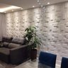 Kit 12M² Placas Decorativa Revestimento 3D para Quarto 50x50Cm - 9