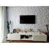 Kit 12M² Placas Decorativa Revestimento 3D para Quarto 50x50Cm - 3