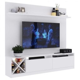 Rack com Painel para TV até 50 Polegadas 2 Portas Adega Vicenza - 2 Rack com Painel para TV até 50 Polegadas 2 Portas Adega Vicenza - 2