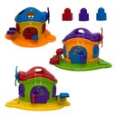 Ver imagem 1 de Brinquedo Casinha Cogumelo Encantado com 3 Peças para Encaixar