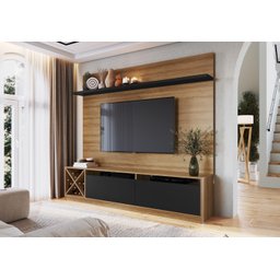 Rack com Painel para TV até 50 Polegadas 2 Portas Adega Vicenza  - 1