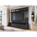 Ver imagem 6 de Estante para TV e Home Theater até 50 Polegadas 160CMX180CM 2 Portas Adega Vicenza Preto