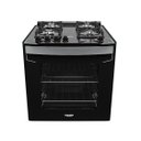 Ver imagem 1 de Fogão de Embutir 4 Bocas Preto com Mesa de Vidro e Timer Digital Dako Diplomata Grill Bivolt