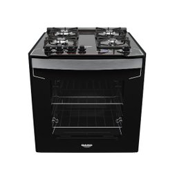Fogão de Embutir 4 Bocas Preto com Mesa de Vidro e Timer Digital Dako Diplomata Grill Bivolt - 1
