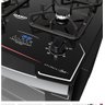 Fogão de Embutir 4 Bocas Preto com Mesa de Vidro e Timer Digital Dako Diplomata Grill Bivolt - 5