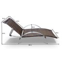 Ver imagem 2 de Kit 2 Espreguiçadeiras Reclináveis Itapema Móveis Brasil de Coração