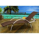 Ver imagem 6 de Kit 2 Espreguiçadeiras Reclináveis Itapema Móveis Brasil de Coração